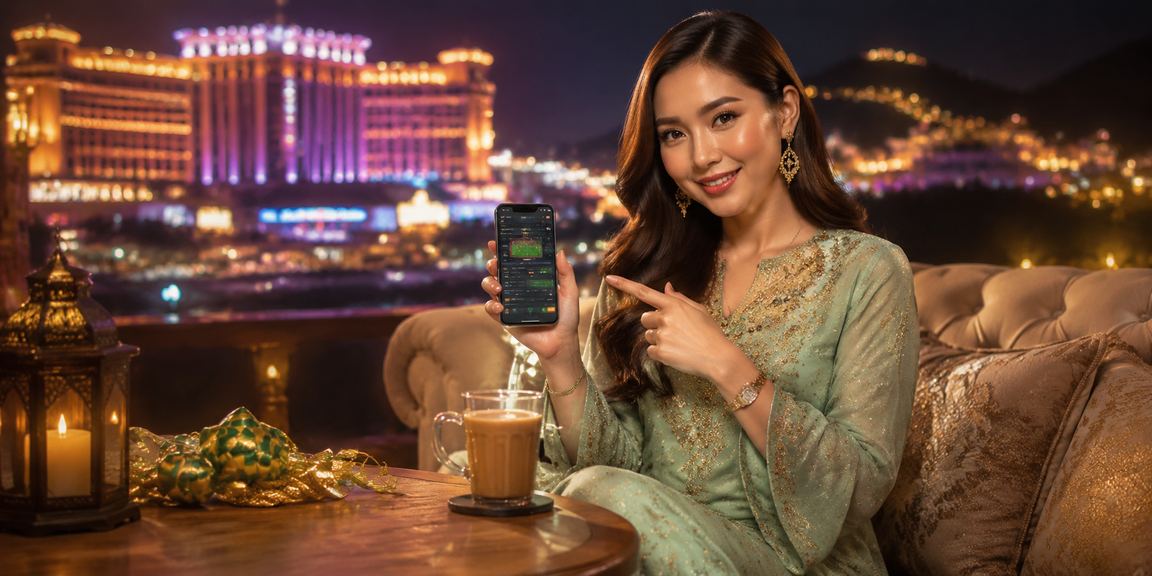 Suasana kasino mudah alih Hari Raya di Genting Highlands Malaysia