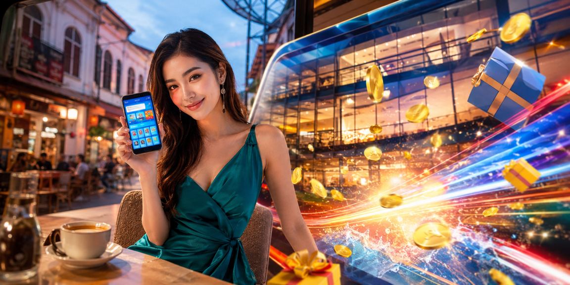 Pengguna di Ipoh membuat deposit dalam gaya Melayu tempatan untuk taruhan